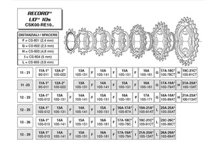 Campagnolo Record 10-Speed Cassette Spacer