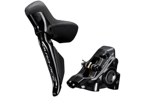 Shimano Dura-Ace R9200 Di2 12-Speed Hydraulic STI Lever and  Disc Brake Set