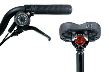 Brompton Be Seen Front and Rear Battery Beleuchtungsset