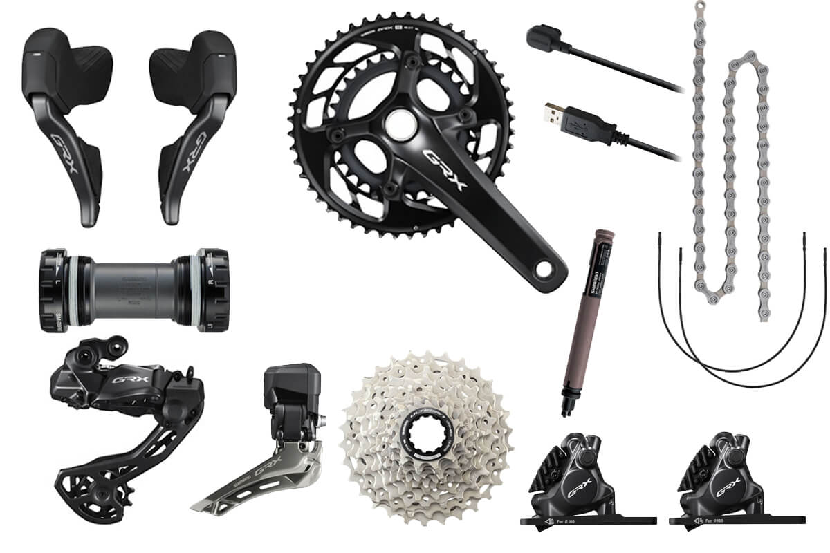 Shimano GRX RX825 Di2 12 Speed Gravel Groupset